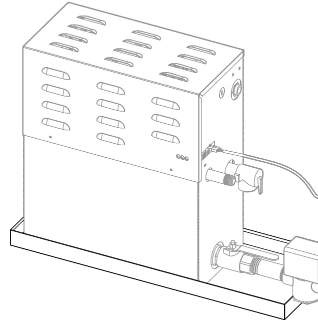 mr steam CT9EC1 1Ph Day Spa Steam Generator - Condensation Pan