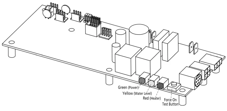 mr steam CT9EC1 1Ph Day Spa Steam Generator - Liquid Level Control Board