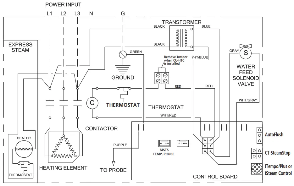 mr steam CT9EC1 1Ph Day Spa Steam Generator - MODEL CT6E, CT9E