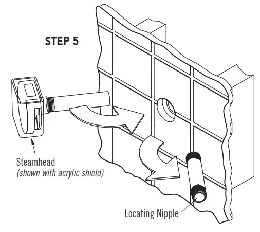 mr steam CT9EC1 1Ph Day Spa Steam Generator - teflon tape