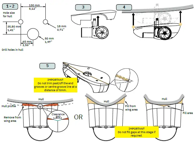 SLEIPNER SXP35POD Pro DC External POD Electric Thruster-5