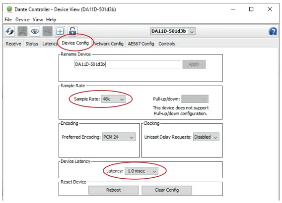 BLUSTREAM DA11AEN Dante Audio Analogue Encoder-fig7