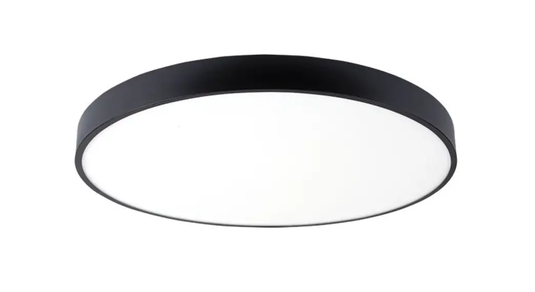 Optonica 2905 Led Ceiling Light Black Body Round Instructions