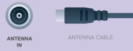 BAUHN ATV58UHD Smart TV - antina