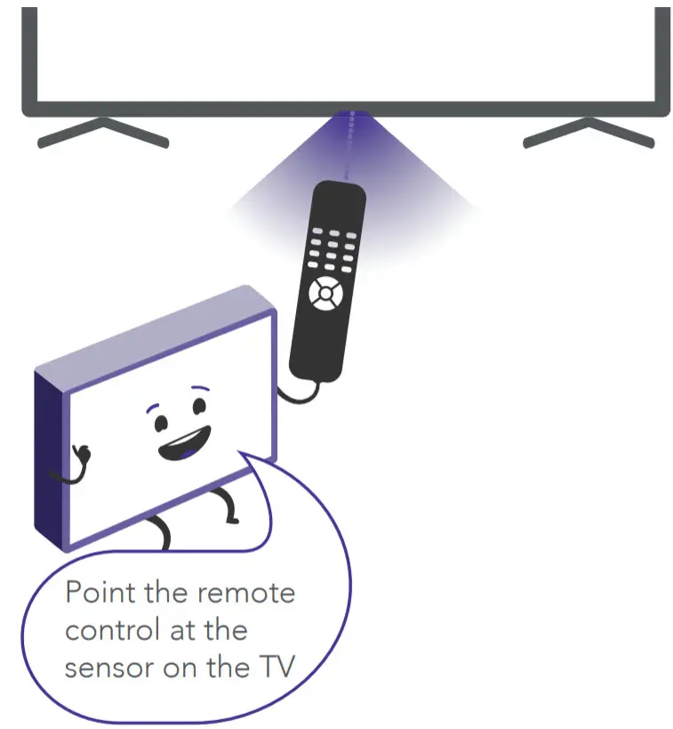 BAUHN ATV58UHD Smart TV - remote