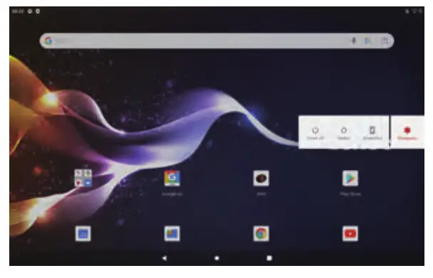 Lenco TDV1001BK Portable DVD Player Android Tablet- POWE0R