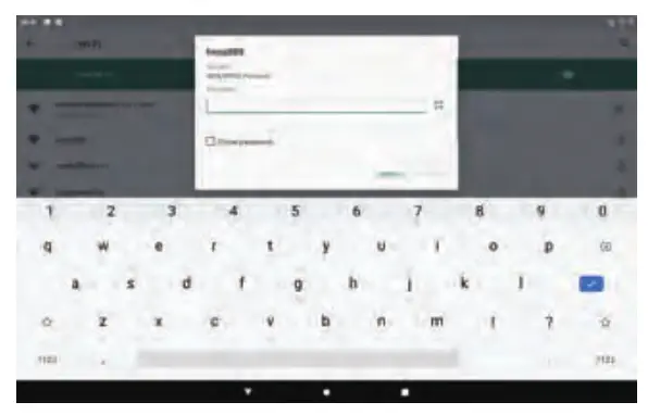 Lenco TDV1001BK Portable DVD Player Android Tablet- button