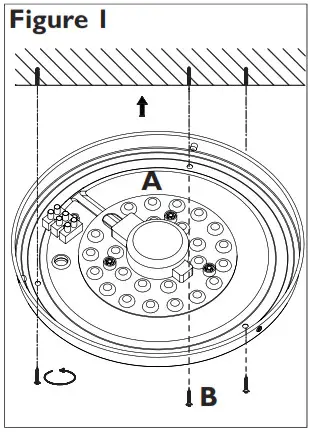 JOHN LEWIS Flush light - Figure 1