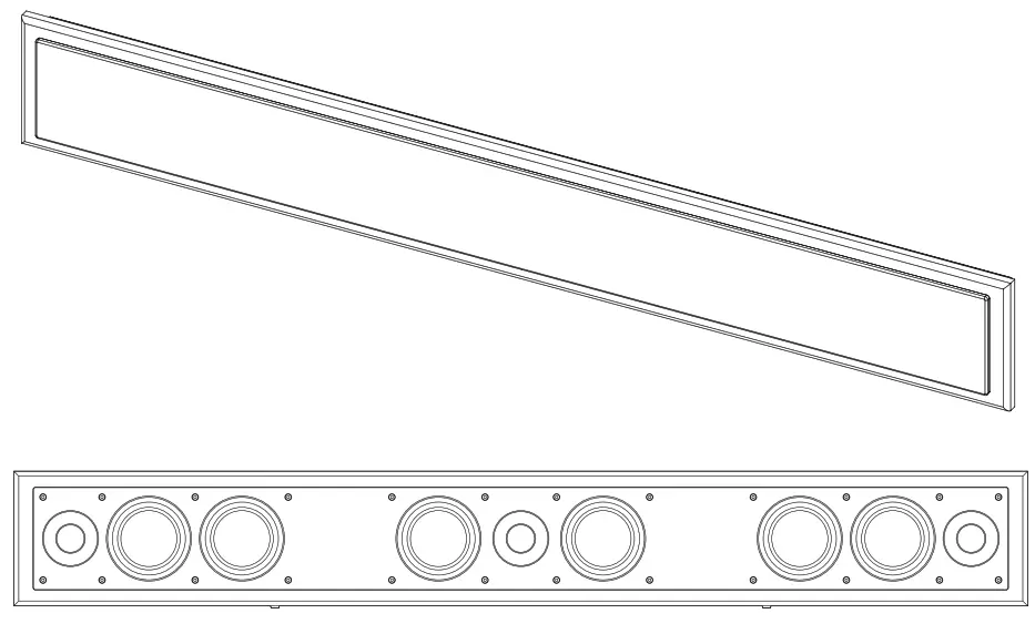 Paradigm Millenia LP Trio Soundbar
