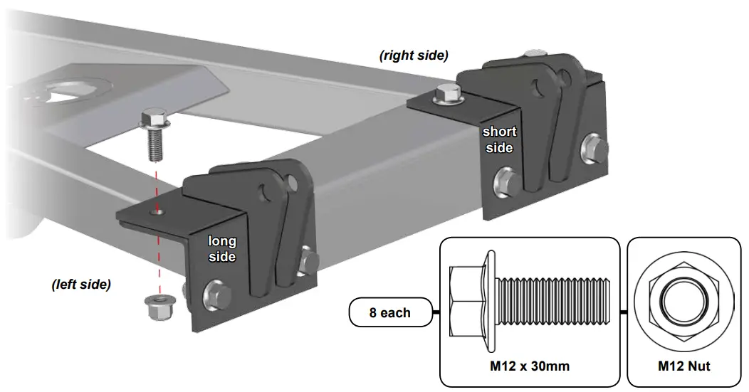 SUPERATV XP 1000 Snow Plow Mount fig 3
