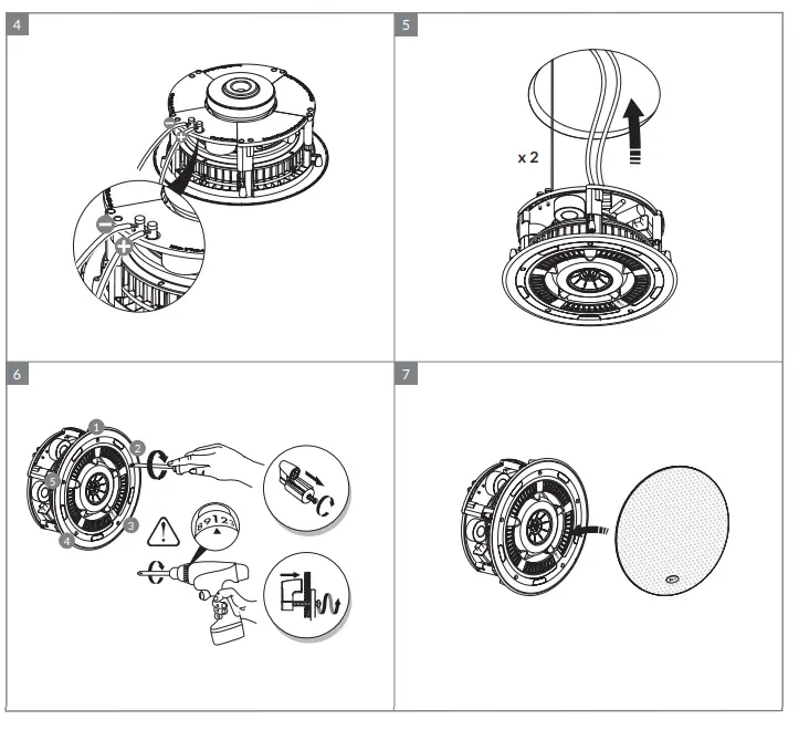 KEF-Ci250RRM-THX-High -Output-Three-Way-In-Ceiling-Round-Speaker-fig2