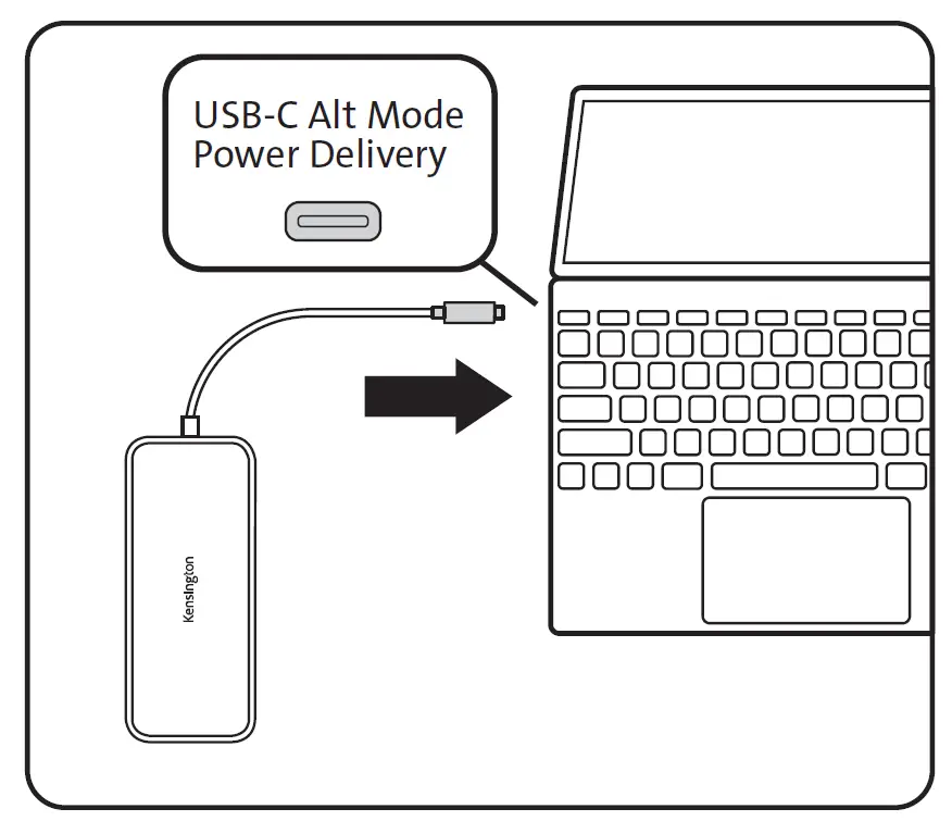 Kensington SD1650P USB-C Single 4K Portable Docking Station 2
