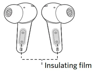 EarFun Air Pro 3 True Wireless Earbuds - Insulating film