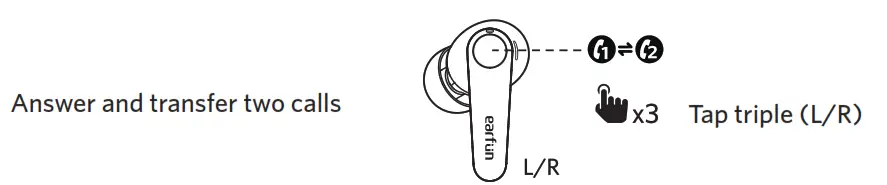 EarFun Air Pro 3 True Wireless Earbuds - transfer