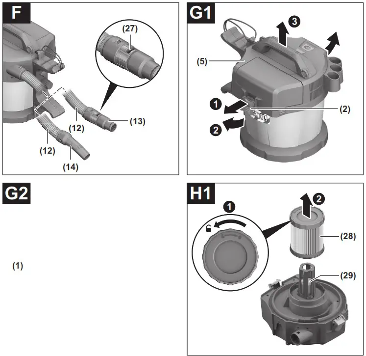 Fein ASBS18 10AS Cordless Wet and Dry Vacuum Cleaner - Product Overview 6