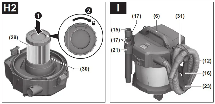Fein ASBS18 10AS Cordless Wet and Dry Vacuum Cleaner - Product Overview 7
