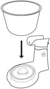 PLACING/ REMOVING THE MIXING BOWL