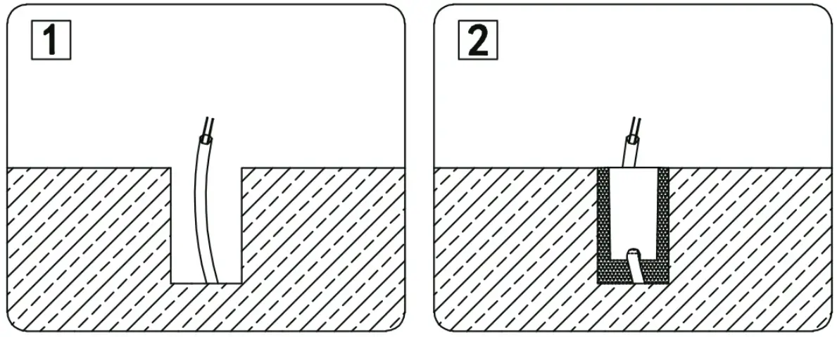80133970 Underground Light Installation Diagram