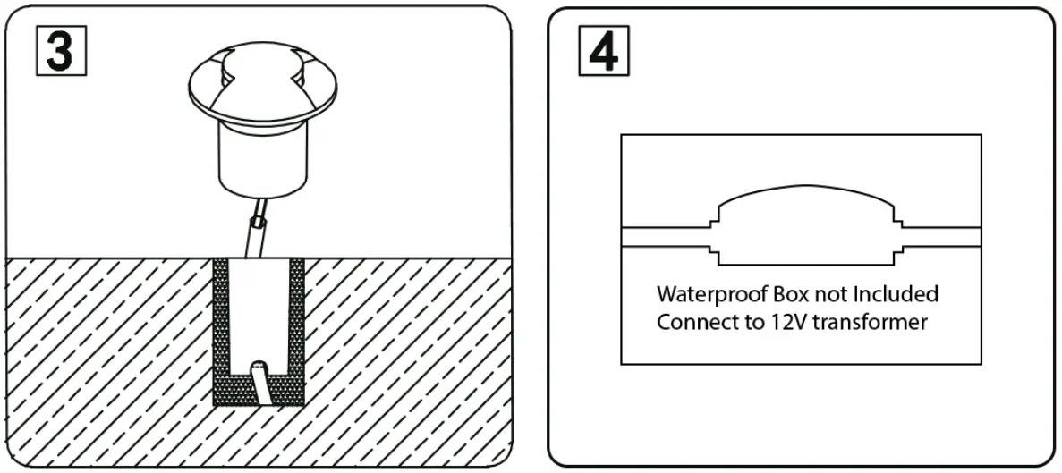 80133970 Underground Light Installation Diagram