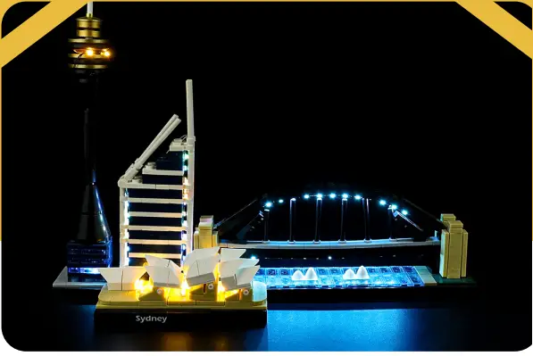 GAME OF BRICKS 21032 Light Kit for Sydney-FIG1