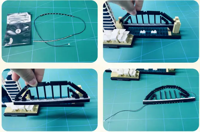 GAME OF BRICKS 21032 Light Kit for Sydney-FIG2