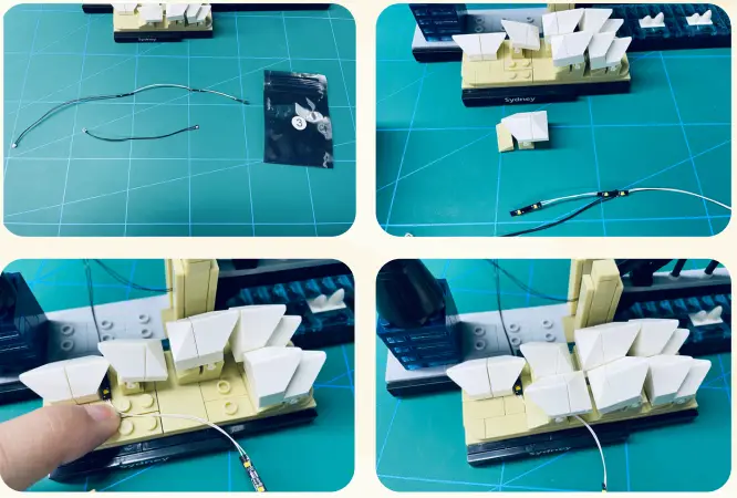 GAME OF BRICKS 21032 Light Kit for Sydney-FIG6