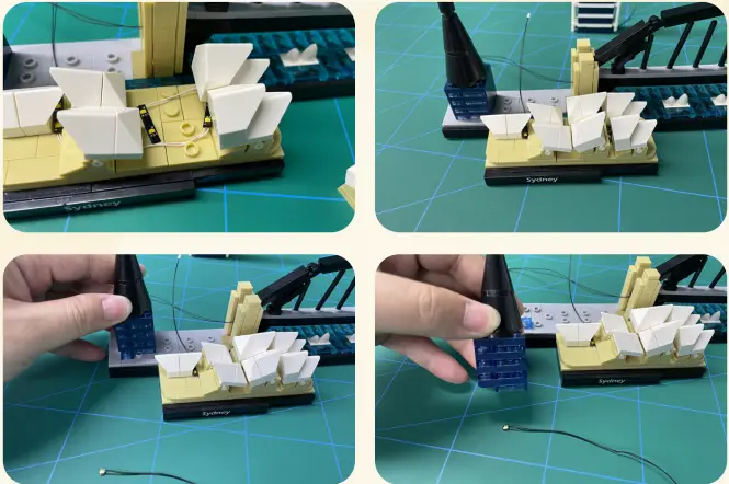 GAME OF BRICKS 21032 Light Kit for Sydney-FIG7