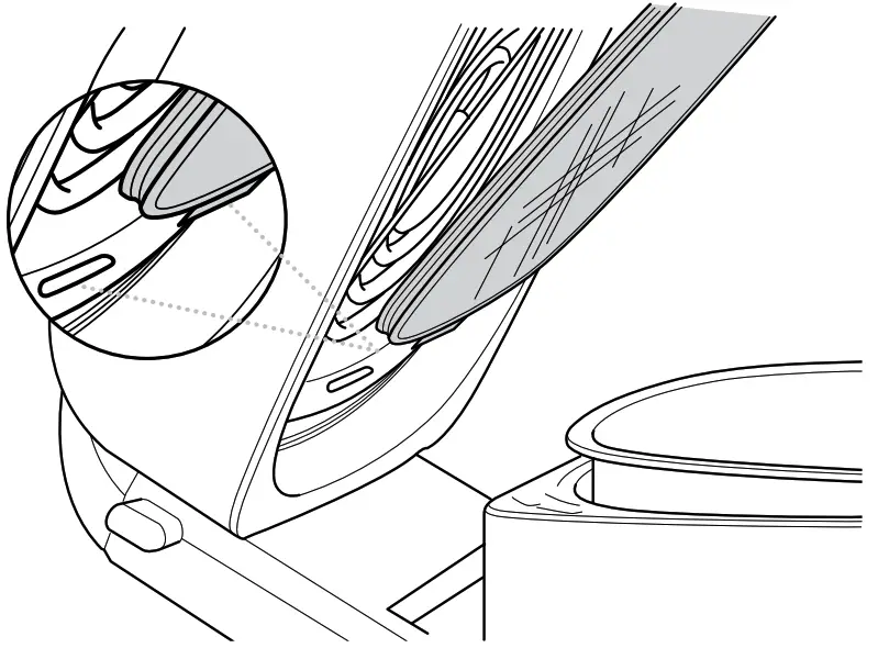 Ninja - Installing the splatter shield