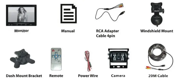 BOYO VISION VTC307M - Vehicle Backup Camera-PRODFUCT