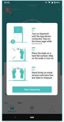 aurawellness BS20 Full Body Analysis Scale - INSTALL THE FITDAYS APP 3