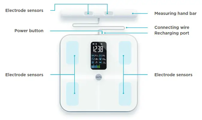 aurawellness BS20 Full Body Analysis Scale - PRODUCT OVERVIEW 3