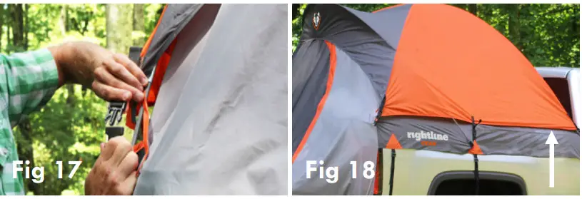 Rightline Gear 110730 Easy Setup Full Size - -Position the rainfly