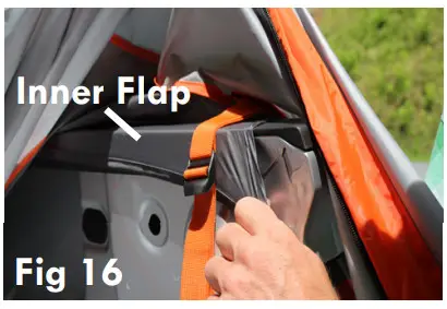 Rightline Gear 110730 Easy Setup Full Size - pull out the slack