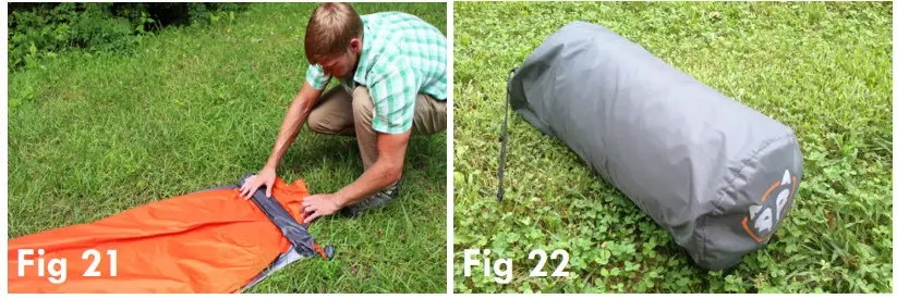 Rightline Gear 110730 Easy Setup Full Size - release the orange strap