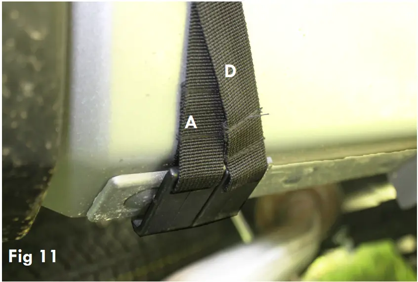 Rightline Gear 110730 Easy Setup Full Size - tailgate strap 2