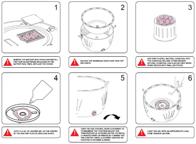 Gameday UPG GDB 13 Grill Time Tailgater GT Portable Charcoal - FIGURE 2