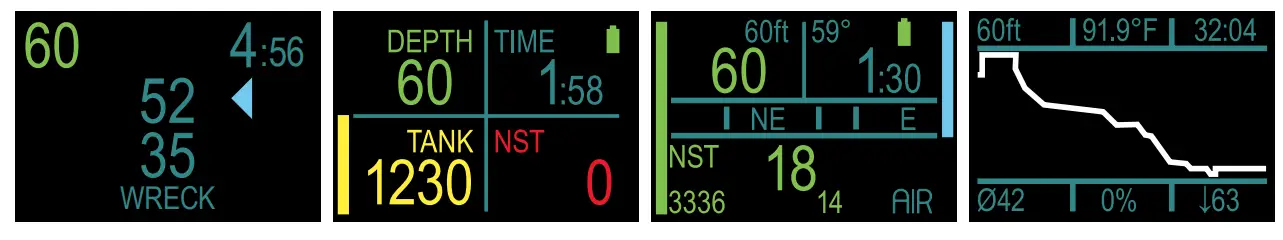 SCUBAPRO Galileo HUD Mask Mounted Hands Free Dive Computer - fig 2