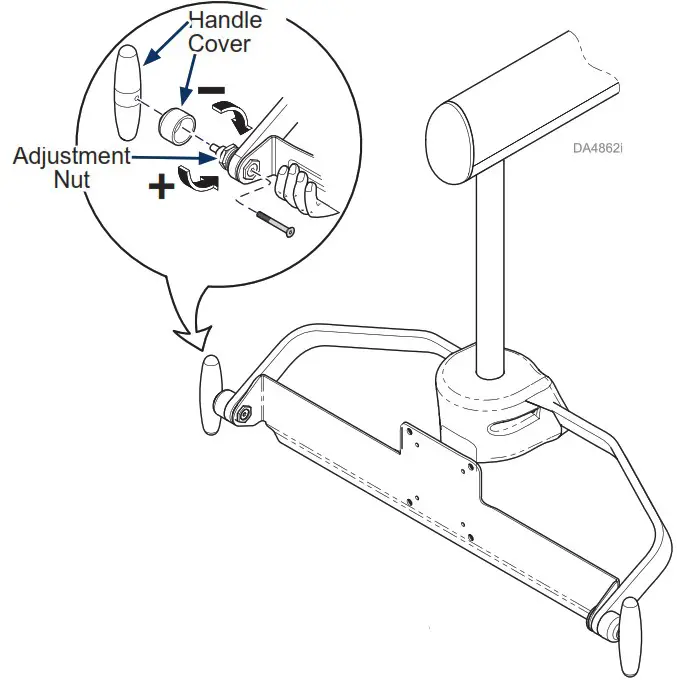 midmark Track Light Monitor - Monitor Tension Adjustment