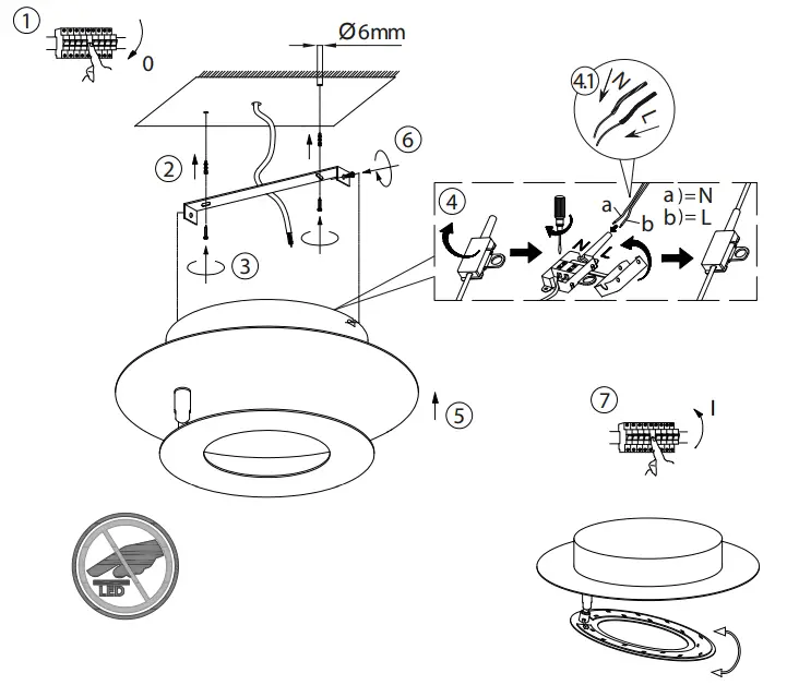 Paul Neuhaus 9011 Nevis LED Ceiling Light-fig2