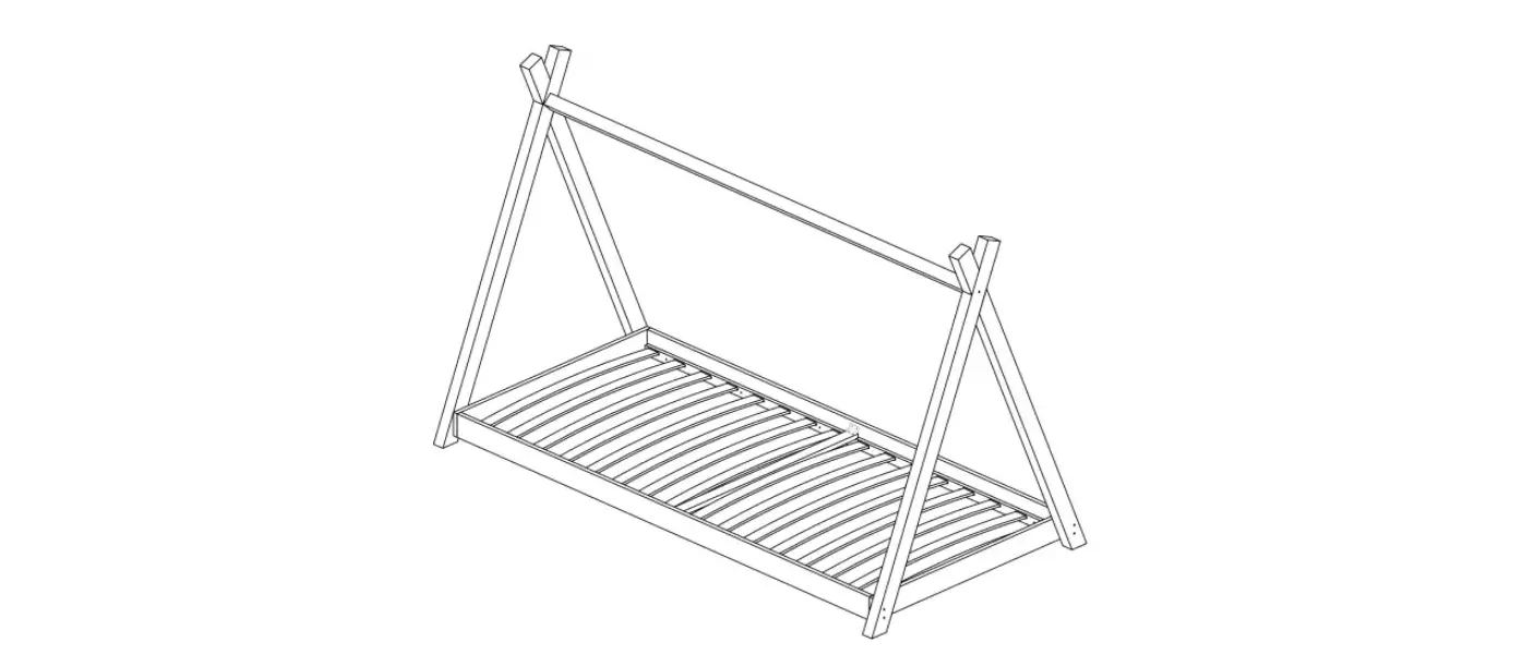 Petit Puk Tipi Floor Bed Instruction Manual