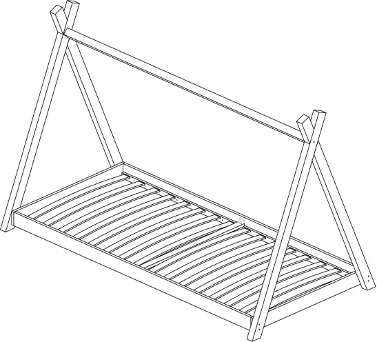 PETIT PUK TIPI Floor Bed-FIG1