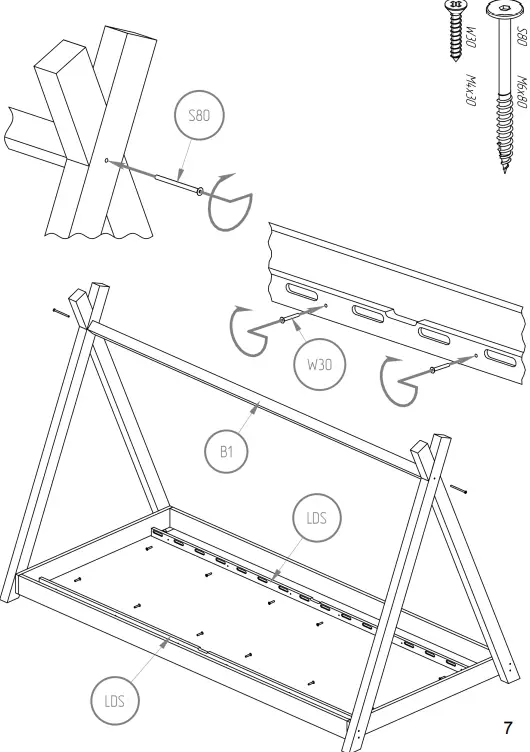 PETIT PUK TIPI Floor Bed-FIG6