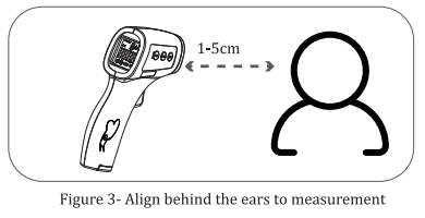 MEDSOURCE HTD8813C Non Contact Infrared Body Thermometer - fig 3