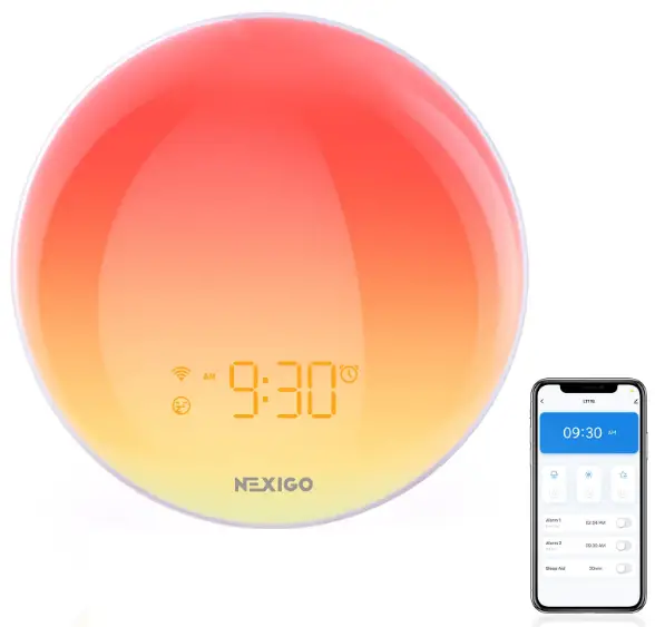 NEXIGO-LT11S-Sunrise-Alarm-Clock-product