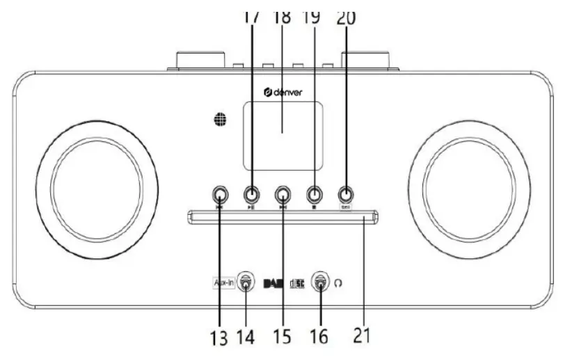 denver MIR-260 DAB FM Radio - fig 3
