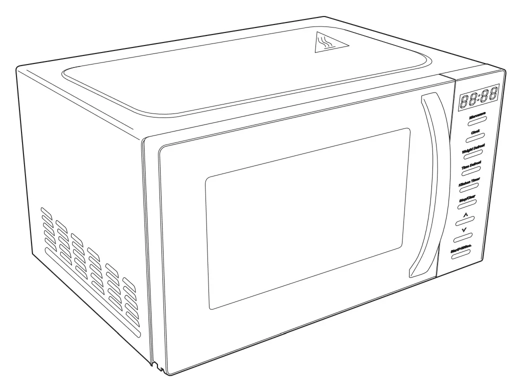 George home GFM301B-18 20L Digital Microwave