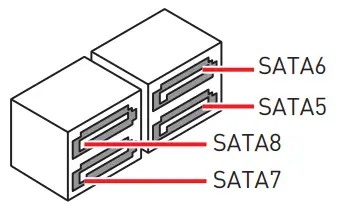msi PRO Z690 P DDR4 Motherboard - SATA5