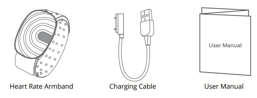 alza SPTTHR011 ANT+ Bluetooth Heart Rate Armband User Manual - Product Accessories