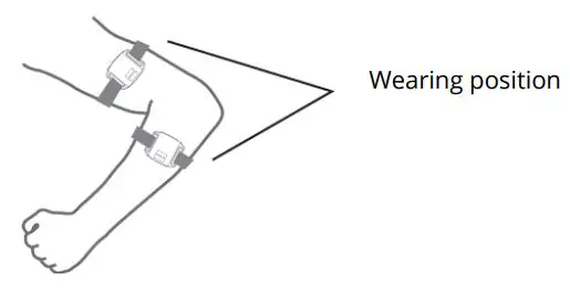 alza SPTTHR011 ANT+ Bluetooth Heart Rate Armband User Manual - Wear armband on the upper portion of the forearm