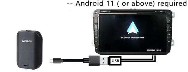 CARLIMEKI-ZB001-AA-Wireless-Car-Adapter-for-Android-Auto-FIG 2